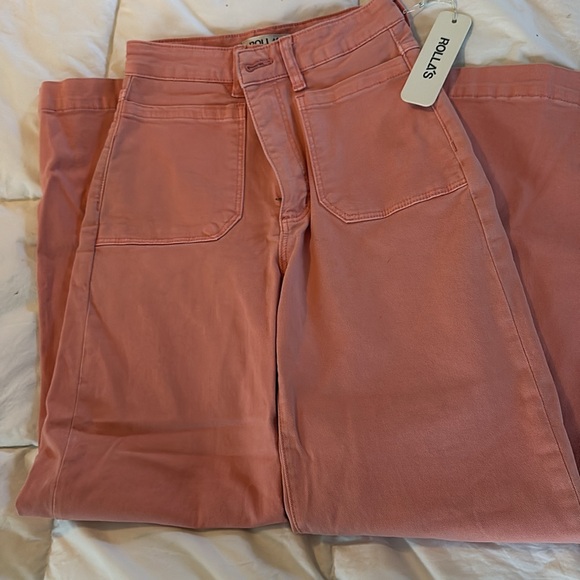 ROLLA'S Pink High Rise Jeans - Picture 3 of 7